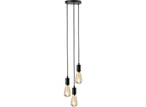 5056270882858 - Calla – 230 v E27 moderne 3-flammige Pendelleuchte – Mattschwarz – CALCO3PMB - Knightsbridge