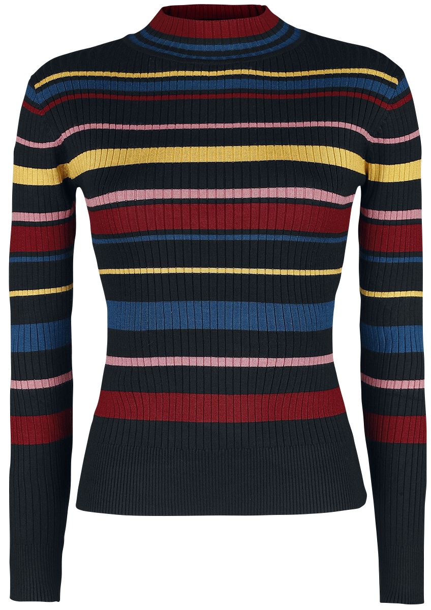 5056290421921 - Leah Turtle Neck Sweater Strickpullover multicolor in M