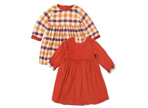 5056298986897 - - Cord-Langarmkleid DAY AFTER DAY zum Wenden in burnt ochre Gr116