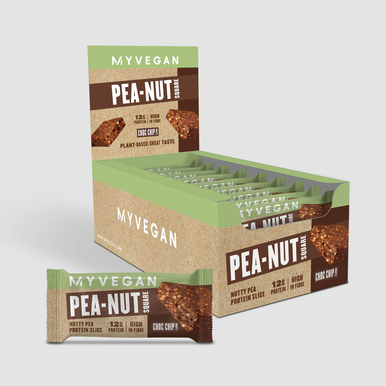 5056307346322 - Pea-Nut Square - Choc Chip