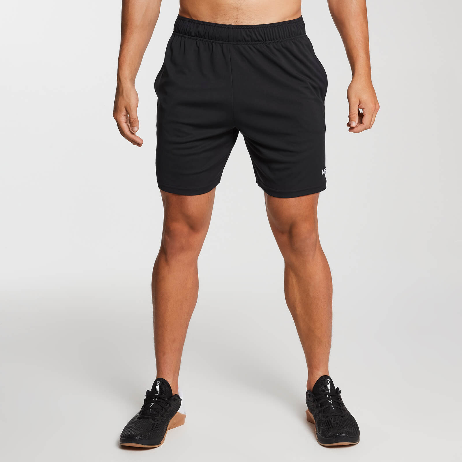 5056307376923 - Leichte Essential Jersey Training Shorts - Schwarz - S