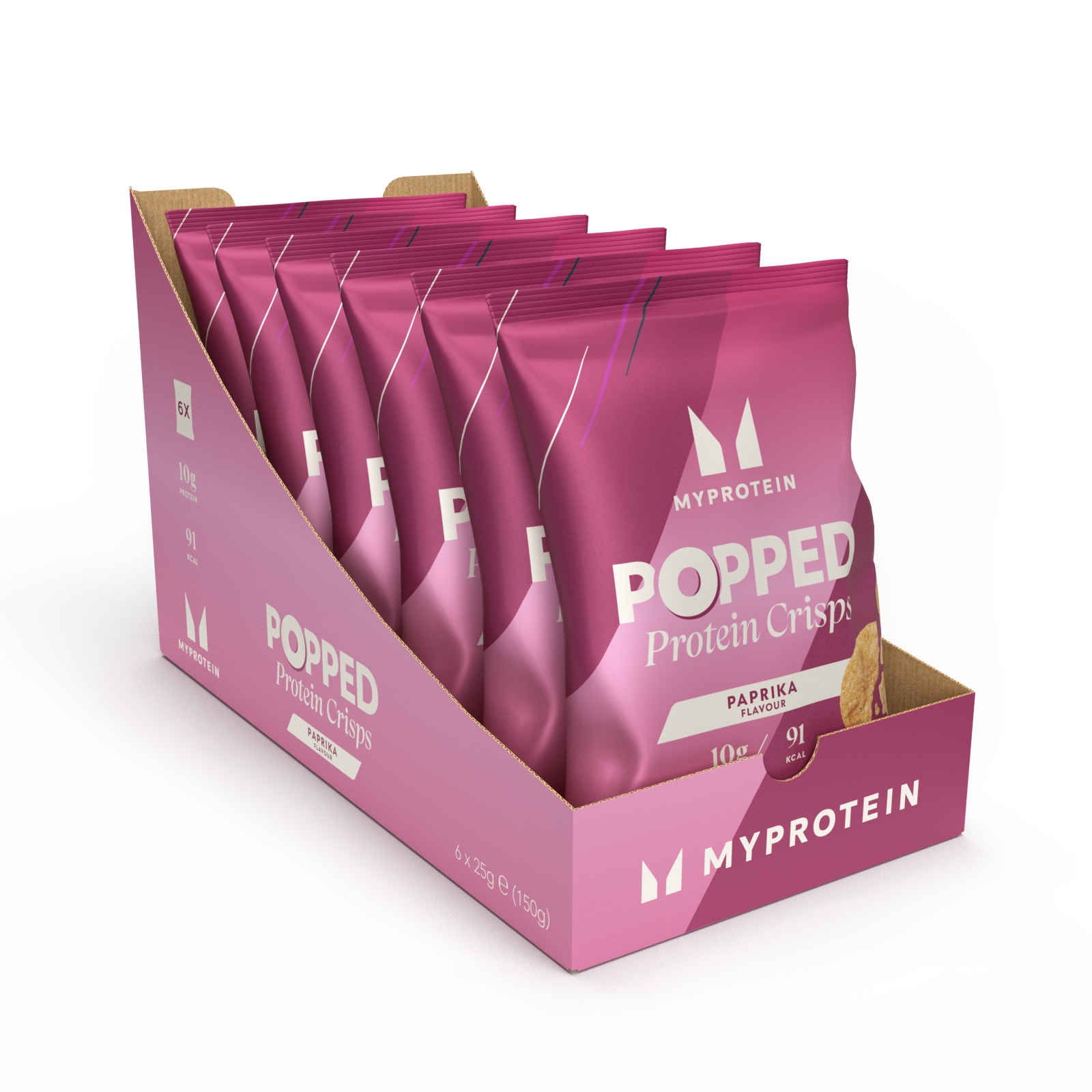 5056307399762 - Gepuffte Protein Crisps - Paprika