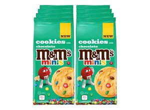 5056357914250 - M&M´s Cookies Chocolate Minis 180 g 8er Pack