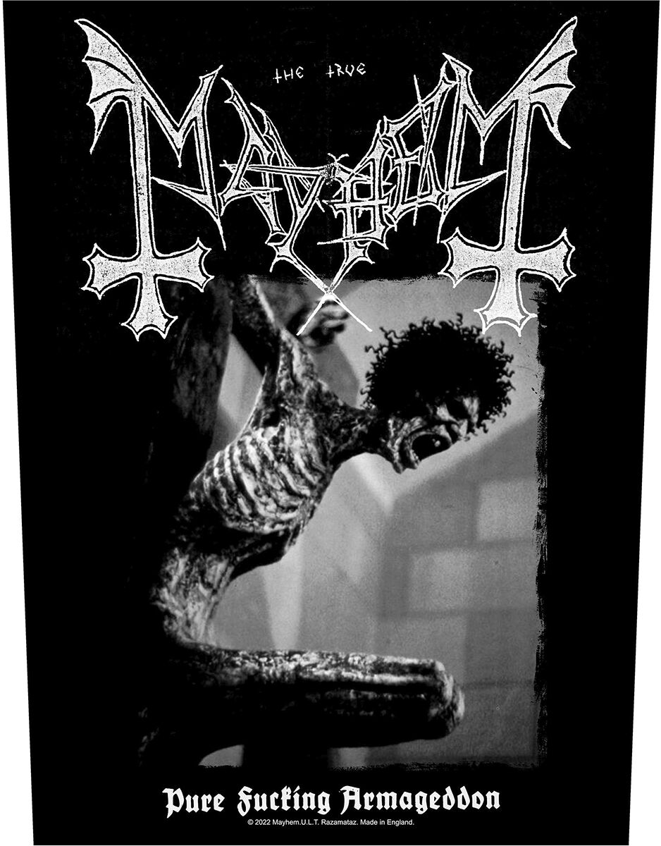 5056365720102 - Mayhem Pure Fucking Armageddon Backpatch multicolor
