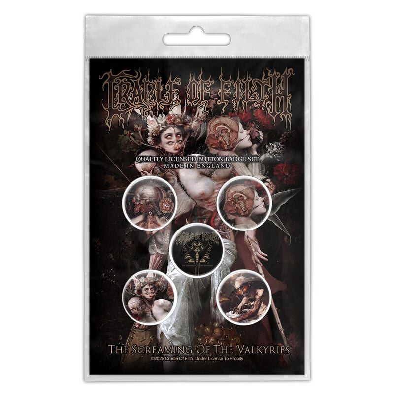 5056365733584 - The Screaming Of The Valkyries Button multicolor 5056365733584 - The Screaming Of The Valkyries Button multicolor