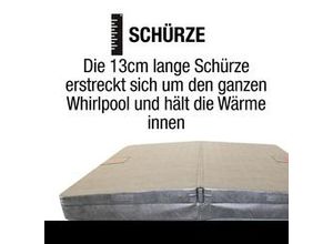 5056374202309 - Canadian Spa Deluxe Whirlpool Isolierabdeckung braun 203 x 203 cm universell passend