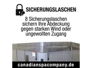 5056374202354 - Deluxe Whirlpool Isolierabdeckung braun 228 x 228 cm universell passend