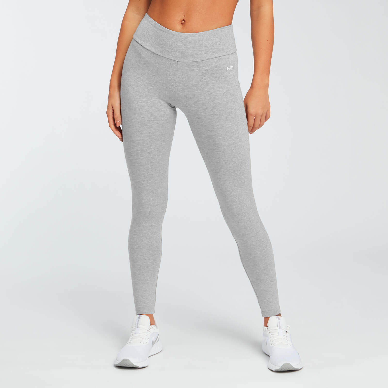5056379507966 - Essentials Leggings - Grey Marl - XXS