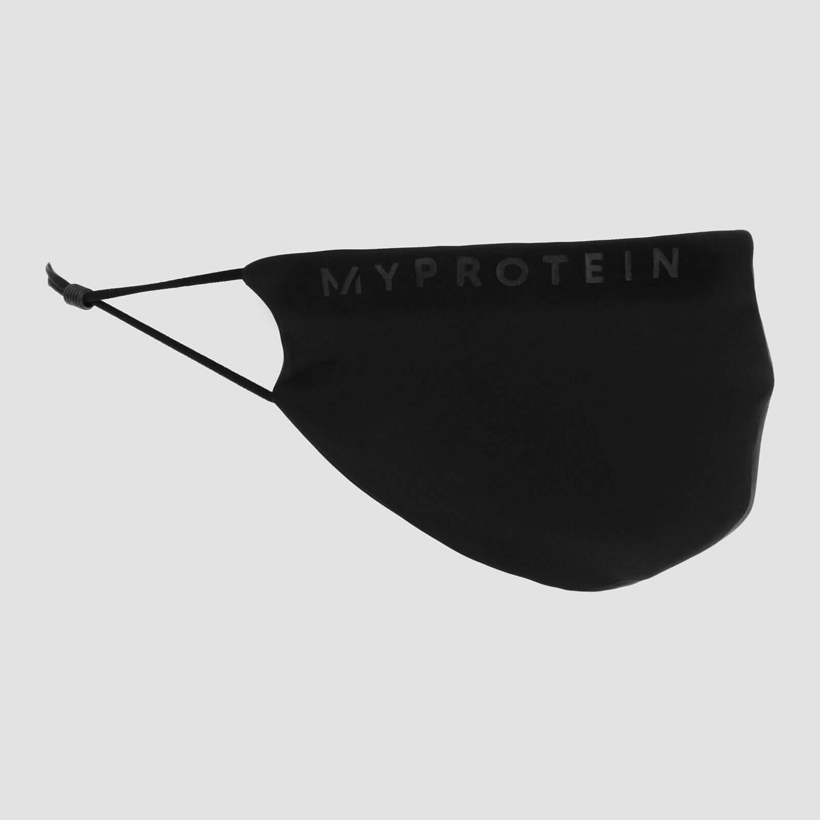 5056379510485 - Myprotein Mund-Nasen-Maske mit austauschbarem Filter - Schwarz