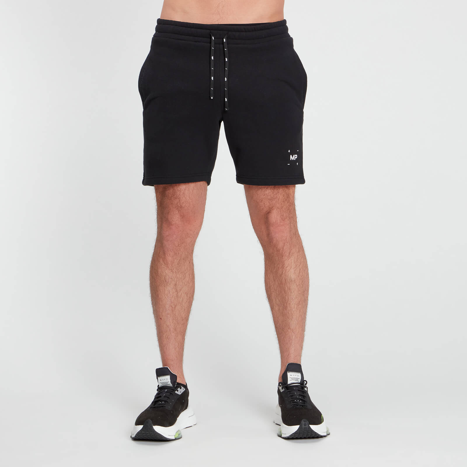 5056379522143 - Mens Central Graphic Shorts - Black - S