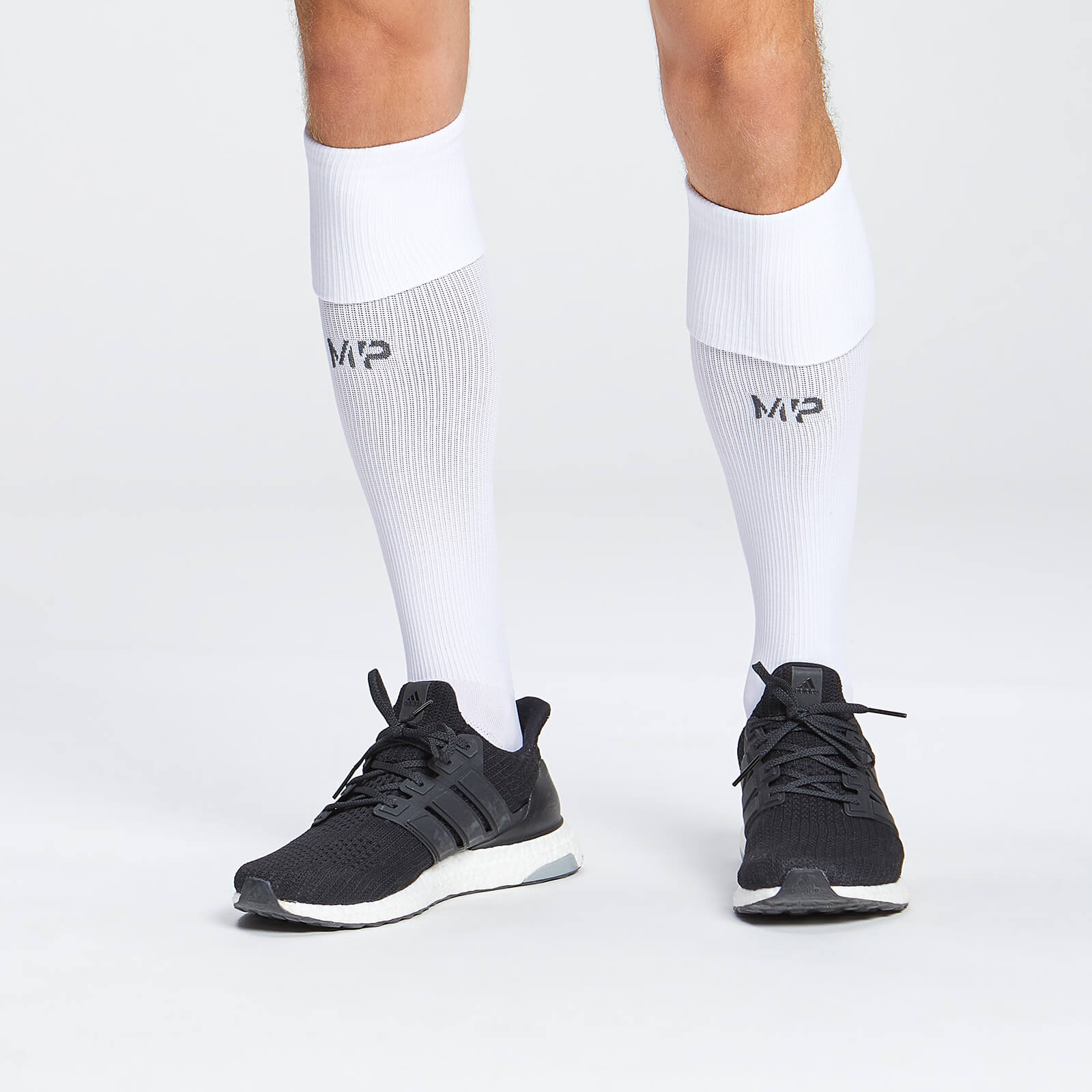 5056379547009 - Fußball-Socken in voller Länge – Weiß - UK 9-12