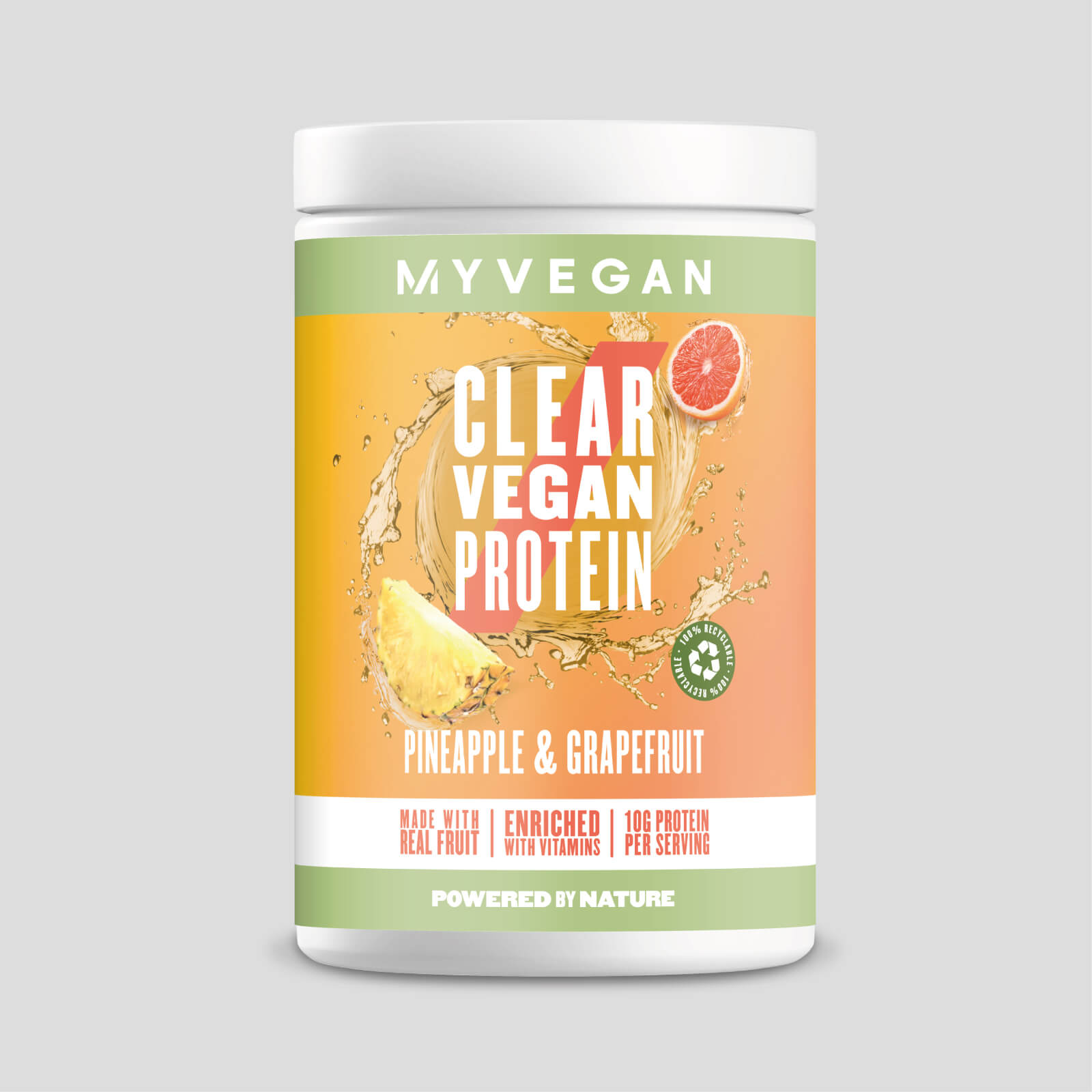 5056379594355 - Clear Vegan Protein - 640g - Pineapple & Grapefruit