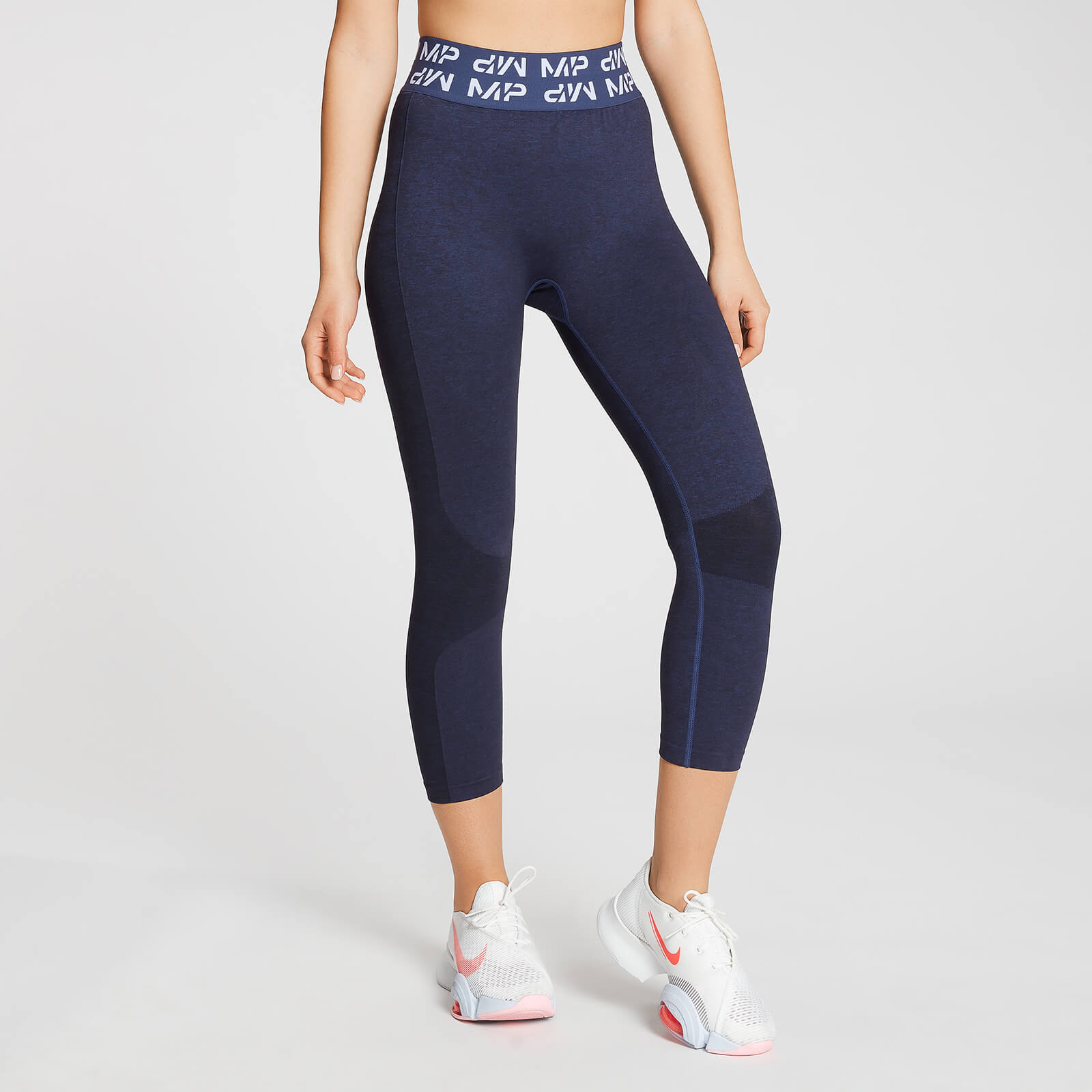 5056379656374 - Womens Curve 3 4 Leggings - Dark Galaxy Blue - XXS