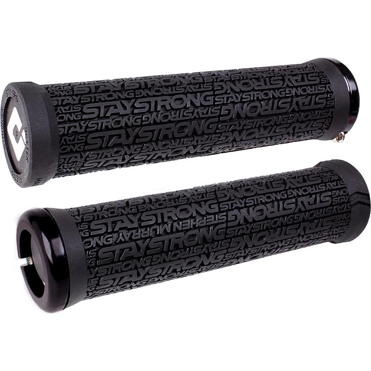 5056410503636 - Stay Strong V21 Griffe Schwarz mit Klemmen 135 mm für BMX und MTB