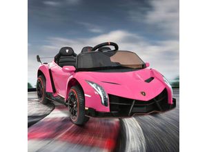 5056416297034 - Elektro-Kinderauto lamborghini veneno Sportwagen mit 2 Motoren LED-Lichten und Bluetooth Belastbarkeit 30 kg Elektroauto Kinderfahrzeug mit usb