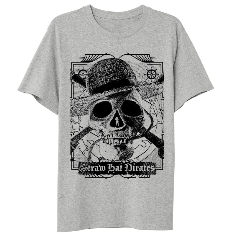 5056438967335 - - Skull T-Shirt grau in M