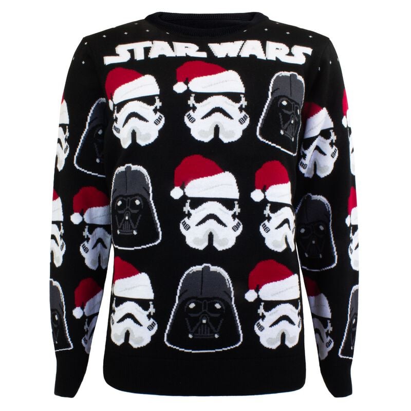 5056463457757 - - Darth Vader & Stormtrooper Weihnachtspullover multicolor in S