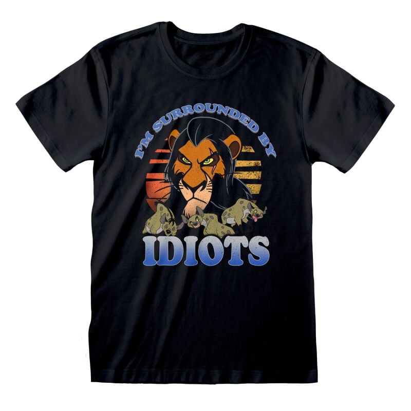 5056463461839 - Surrounded by Idiots T-Shirt schwarz in M