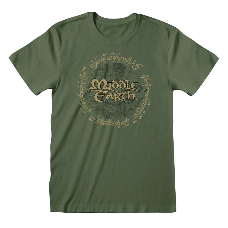 5056463461983 - Middle Earth T-Shirt oliv in M