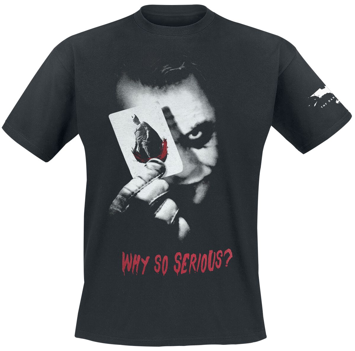 5056463462478 - The Dark Knight - Why So Serious? T-Shirt schwarz in S