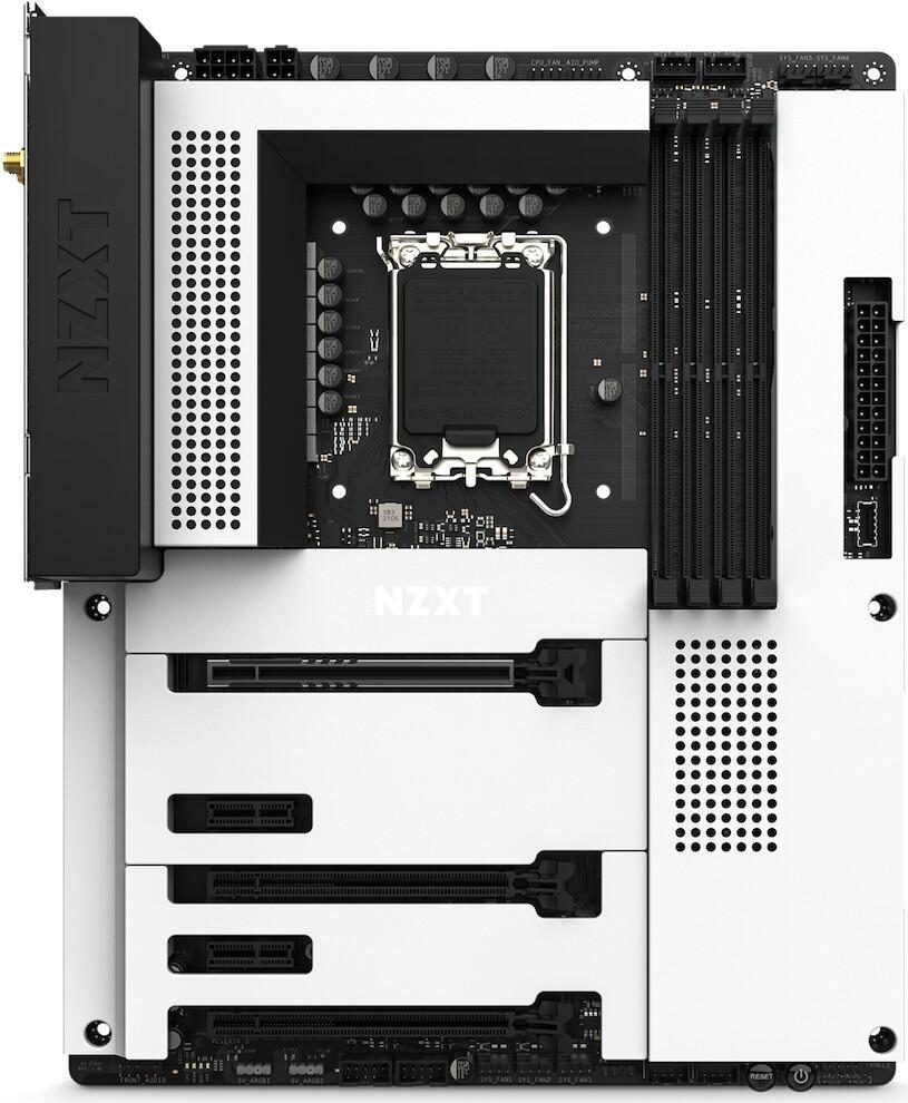 5056547202945 - NZXT N7 Z790 White Mainboard - Intel Z790 - Intel LGA1700 socket - DDR5 RAM - ATX