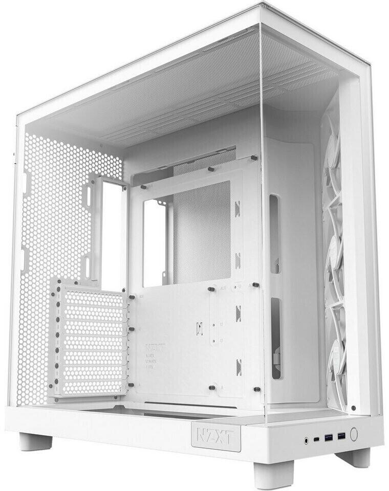 5056547204048 - NZXT H6 Flow Compact Dual Chamber - Matte White - Gehäuse - Miditower - Weiß