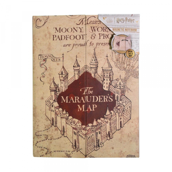 5056563713456 - Notizbuch Harry Potter - Karte des Rumtreibers A5 liniert mehrfarbig Hardcover 80 Seiten 5056563713456 BlueSky