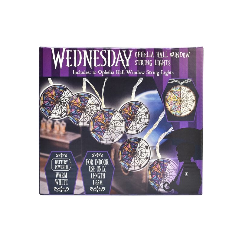 5056563719656 - Lichterkette Wednesday Ophelia Hall Window