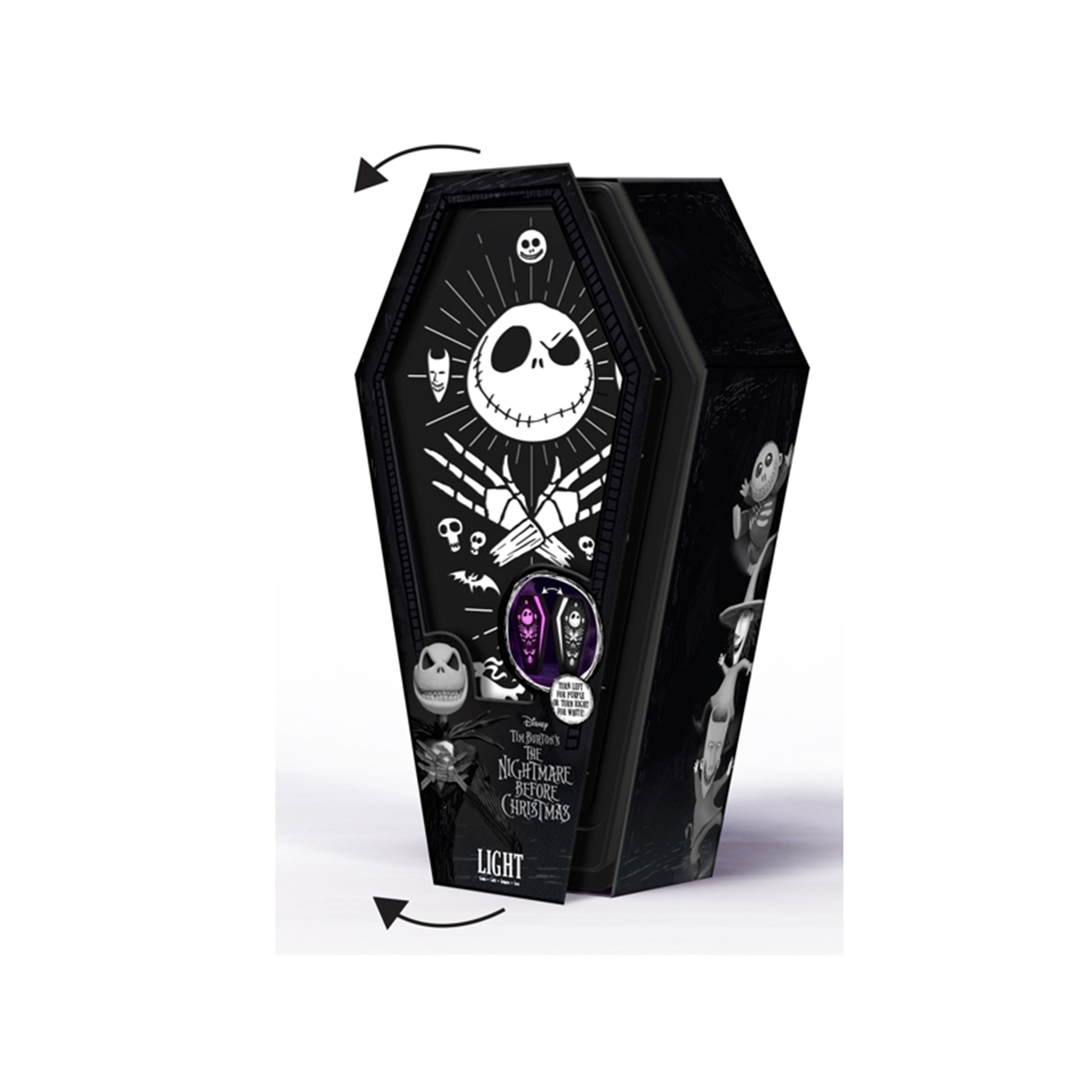 5056577729153 - Paladone - Nightmare Before Christmas Coffin 3D Light - Leuchten