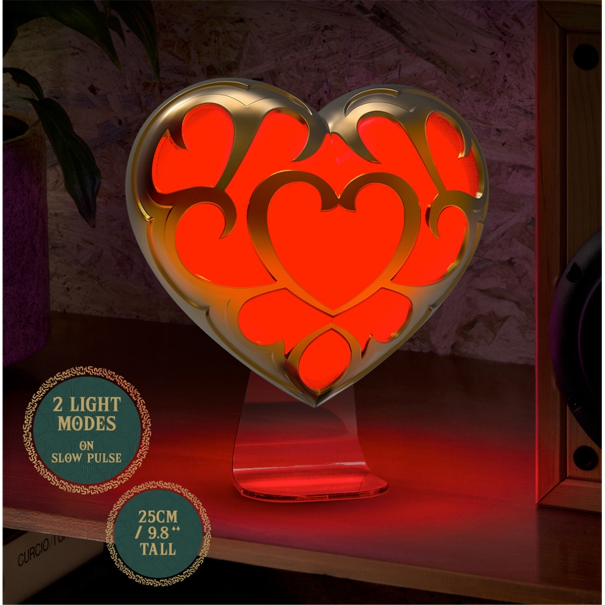 5056577737950 - Paladone - Heart Container Light - Leuchten