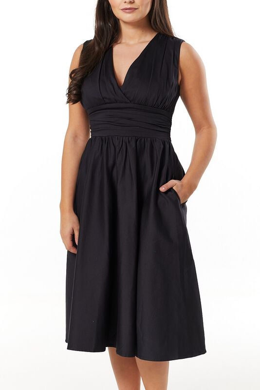 5056580315725 - Candance Dress Mittellanges Kleid schwarz in L 5056580315725 - Candance Dress Mittellanges Kleid schwarz in L