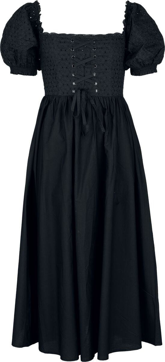 5056580325489 - River Dress Mittellanges Kleid schwarz in S 5056580325489 - River Dress Mittellanges Kleid schwarz in S
