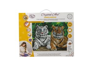 5056588602940 - Kreativset »CRAFT Buddy Crystal Art Kit Tigers 40 x 50 cm«