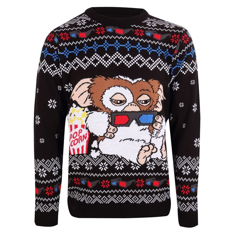 5056599742970 - - Gizmo Popcorn Weihnachtspullover multicolor in XXL