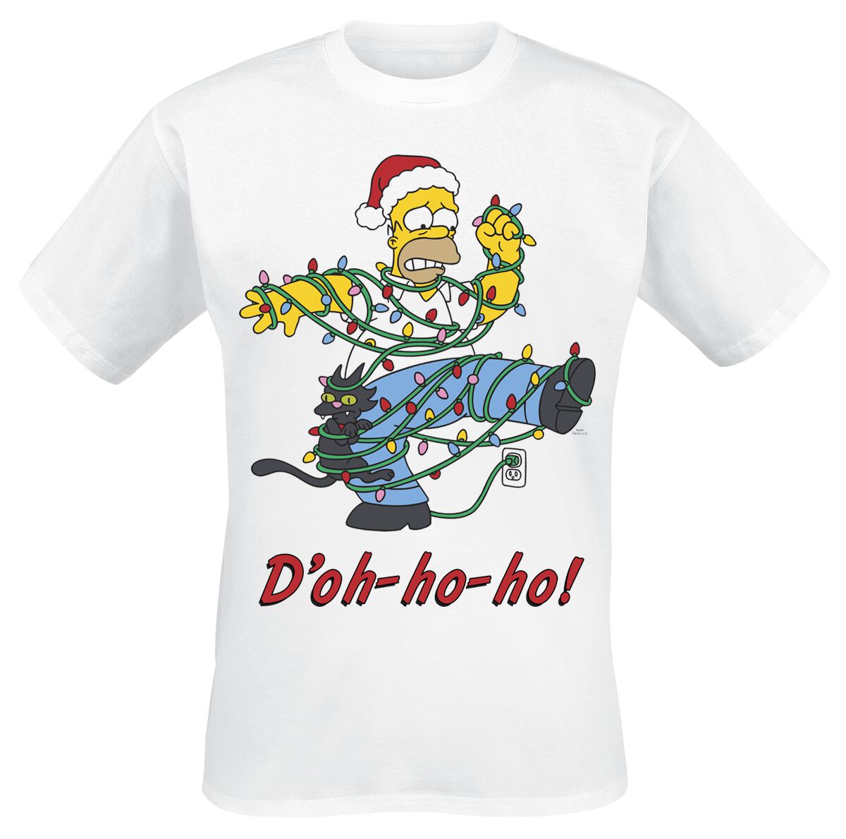 5056599750067 - Ho Ho Doh T-Shirt weiß in S