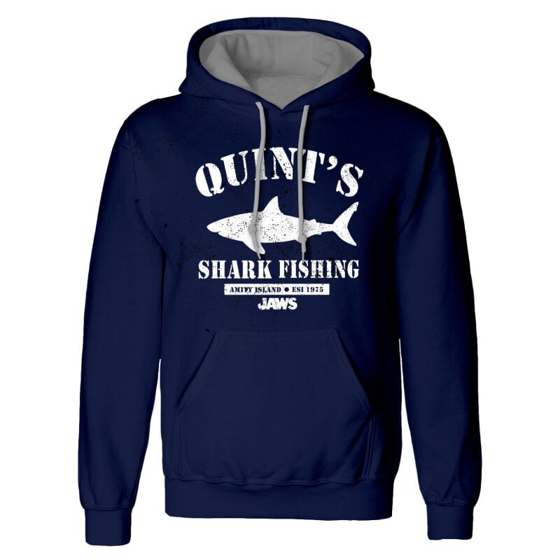 5056599765306 - Quints Shark Fishing Kapuzenpullover navy in S