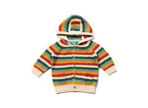 5056630610732 - - Strickjacke RAINBOW mit Kapuze in bunt Gr122