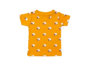 5056630624470 - - T-Shirt COUNTING SHEEP AOP in gelb Gr80