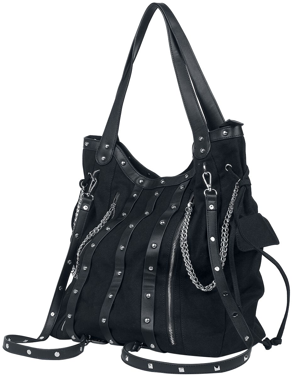 5056665002939 - Chains Handtasche schwarz silberfarben