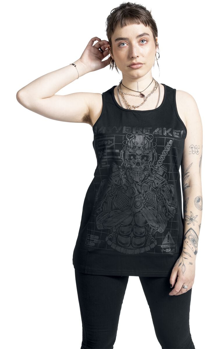 5056665034084 - Game is on black printed vest Tank-Top schwarz in M 5056665034084 - Game is on black printed vest Tank-Top schwarz in M