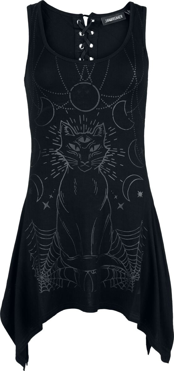 5056665036422 - Mystic Cat Vest Top schwarz in XL 5056665036422 - Mystic Cat Vest Top schwarz in XL