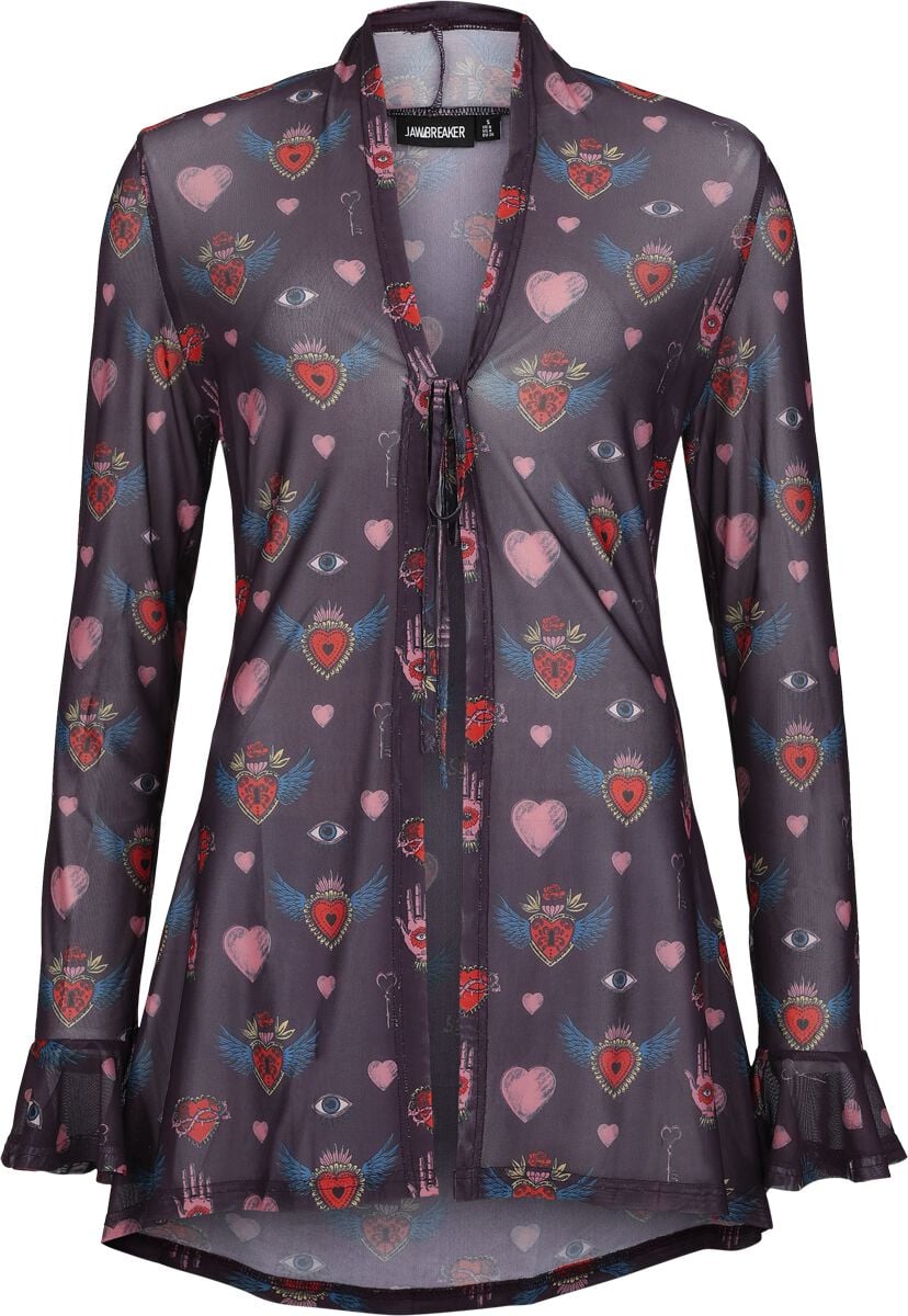5056665036651 - Alchemy Hearts Long Cardigan Cardigan multicolor in S