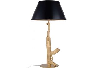 5056665747786 - Privatefloor - Tischlampe - Waffen-Design-Lampe - Groß - Beretta Gold - pvc Harz Kunststoff - Gold