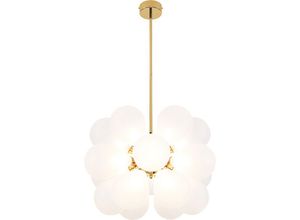 5056667026049 - Deckenlampe mit Kristallkugeln - Pendelleuchte - Jacobella