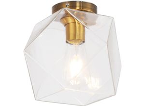 5056667050662 - Privatefloor - Deckenlampe aus Kristall - Retro-Design-Deckenleuchte - Avo Transparent - Glas Metall - Transparent