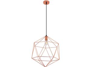 5056667056329 - Privatefloor - Deckenlampe - Vintage-Design Pendelleuchte - Lara Roségold - Metall Metall - Roségold