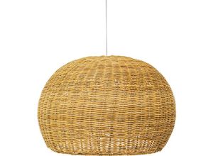 5056667059979 - Privatefloor - Rattan-Deckenlampe - Pendelleuchte im Boho-Bali-Design - Kim Natural wood - Rattan - Natural wood