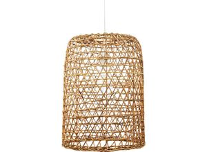 5056667059986 - Privatefloor - Rattan-Deckenlampe - Boho-Bali-Design-Pendelleuchte - Lian Natural wood - Rattan - Natural wood