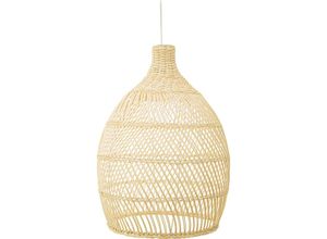 5056667060029 - Privatefloor - Rattan-Deckenlampe - Boho-Bali-Design-Pendelleuchte - Bay Natural wood - Rattan - Natural wood