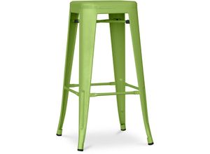 5056667066946 - Privatefloor - Barhocker - Industriedesign - 76cm - Neuauflage- Stylix Light green - Stahl - Light green